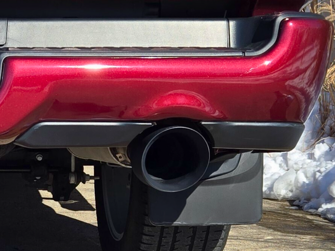 Exhaust tip volume diffrence