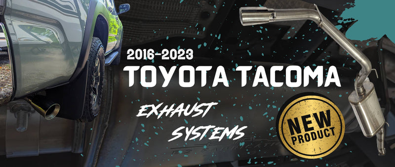 2016–2023 Toyota Tacoma cat-back exhaust systems by B2 Fabrication – new product announcement