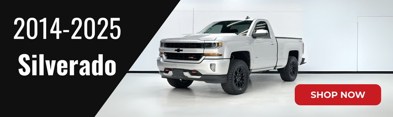 Grey Chevy Silverado with B2 Fabrication exhaust system