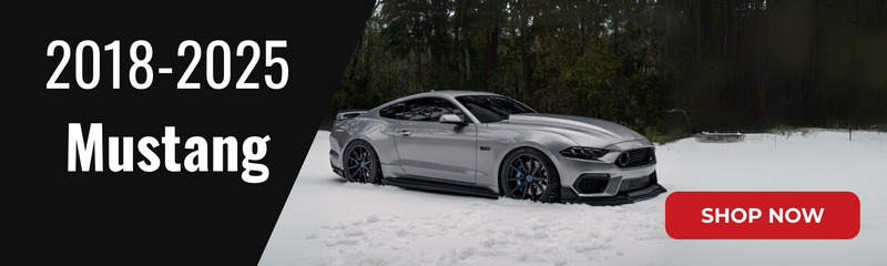 Grey mustang gt with axle back exhaust