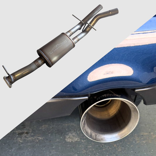 Ram Hurricane exhaust system with exhaust tips