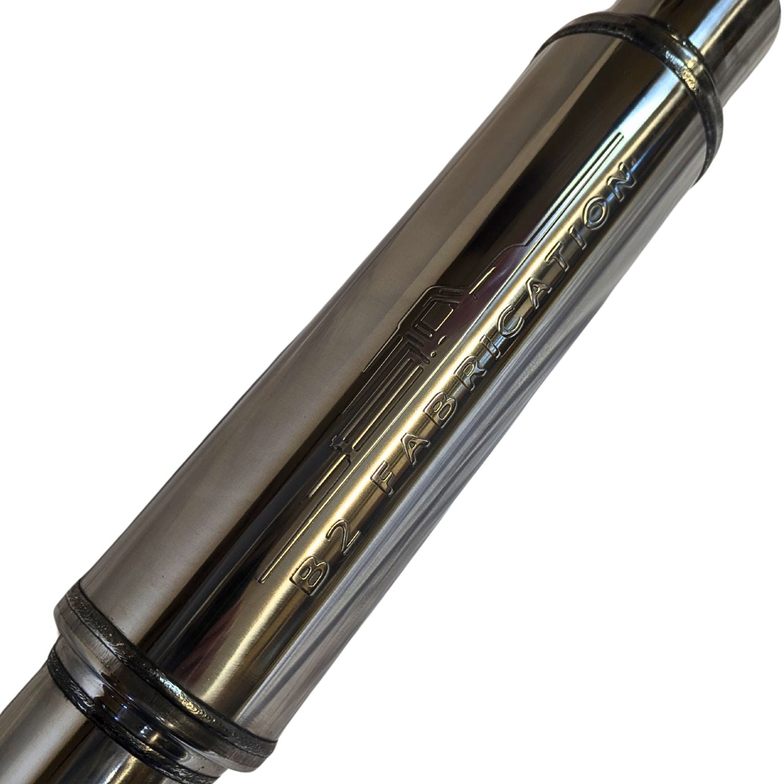 4" round aggressive muffler