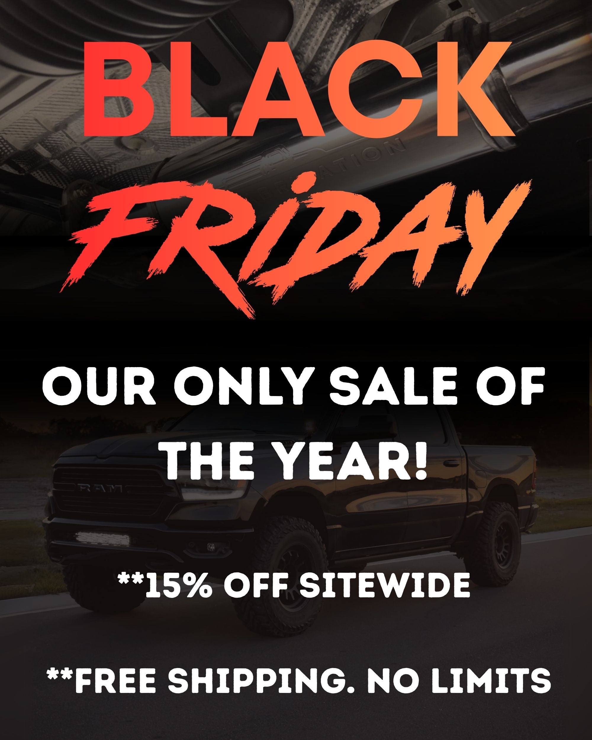 2019–2024 Ram 1500 performance exhaust system by B2 Fabrication – stainless retrofit muffler upgrade