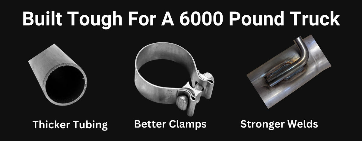 Stainless steel truck exhaust