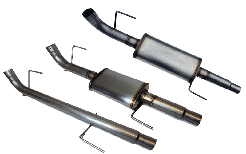 F150 aggressive and moderate muffler delete