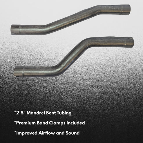 Dodge Charger/Challenger/300 Mid-Muffler Delete Kit 2.25in