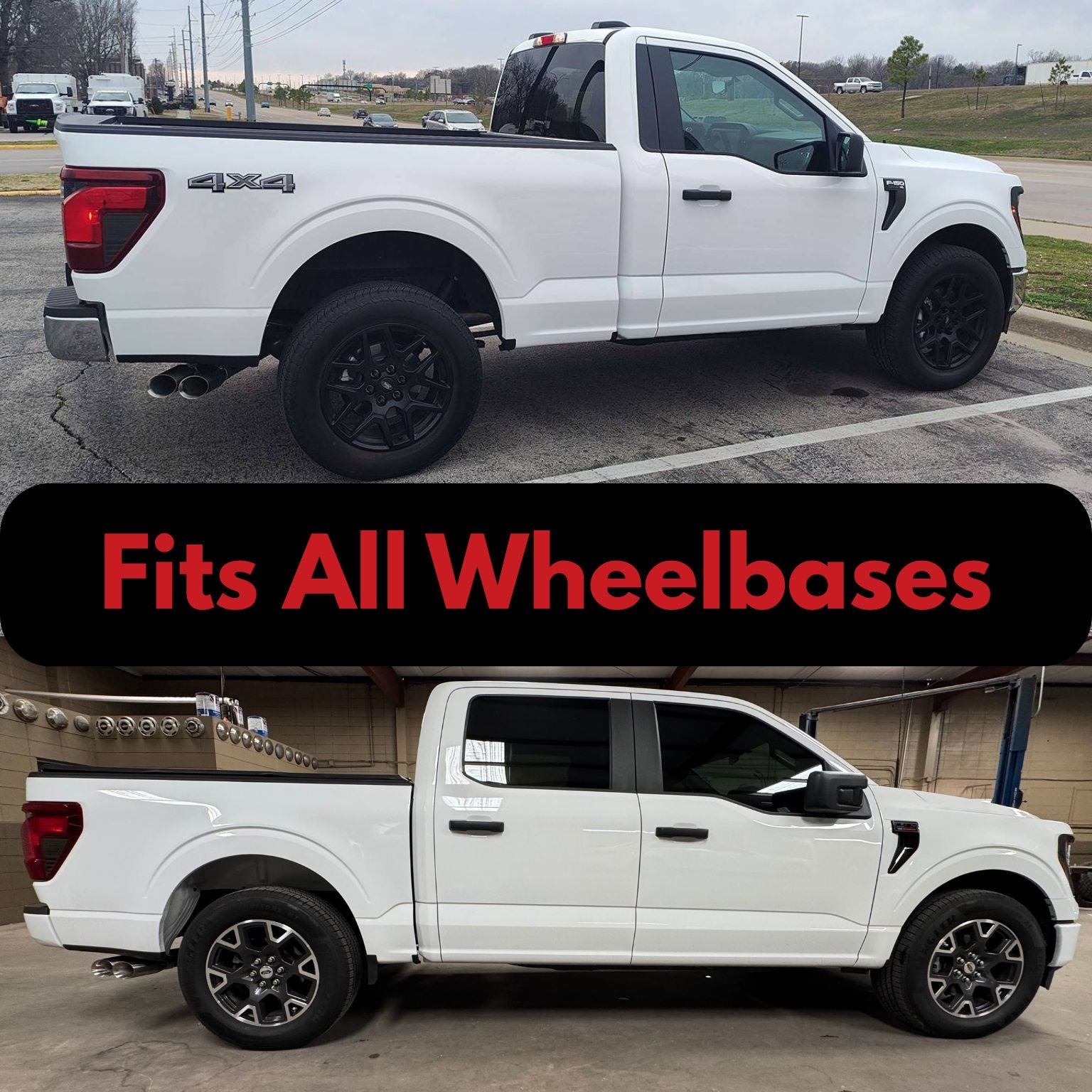 F150 exhaust system for all wheelbases