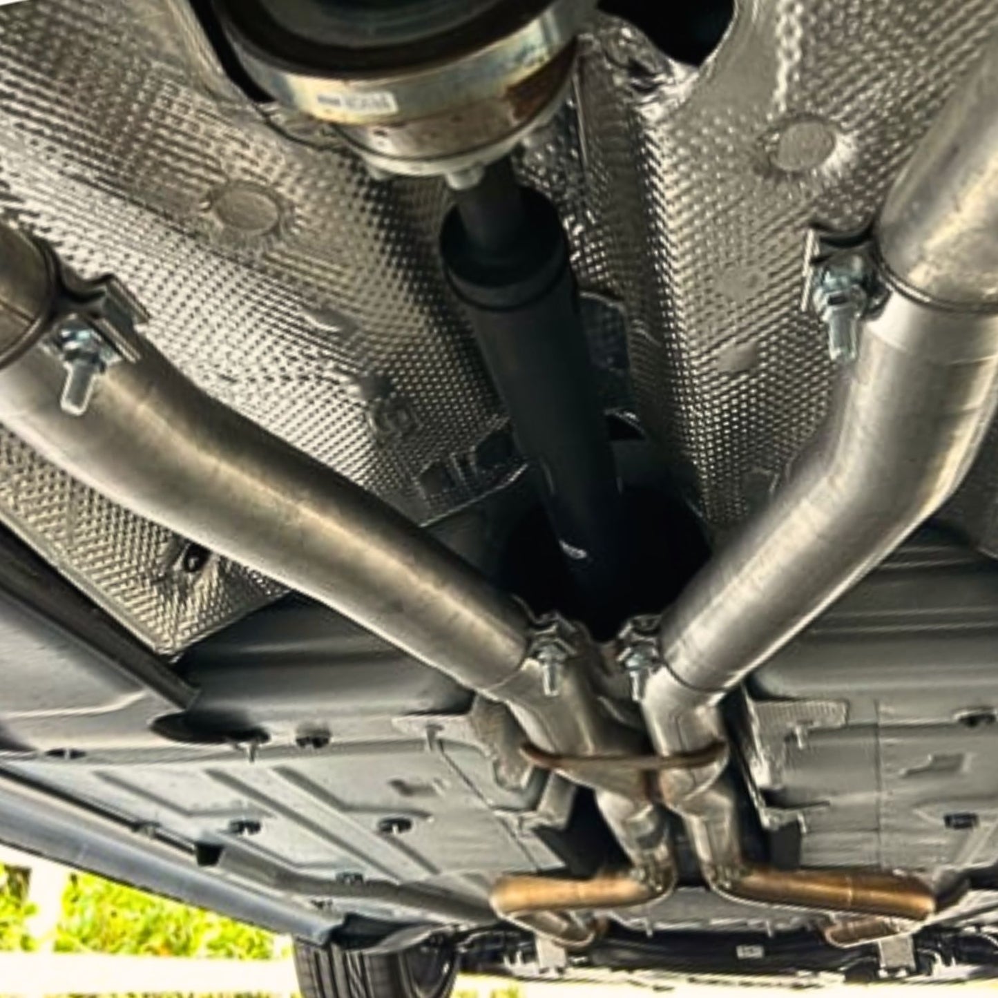 Charger mid muffler delete